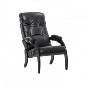Кресло для отдыха Модель 61 Венге, к/з Vegas Lite Black в Междуреченском - mezhdurechenskij.germes-mebel.ru | фото