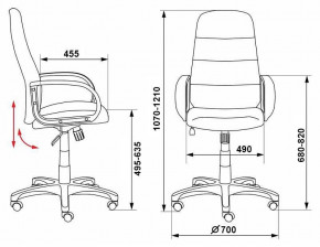 Кресло для руководителя CH-808AXSN/LBL+TW-11 в Междуреченском - mezhdurechenskij.germes-mebel.ru | фото