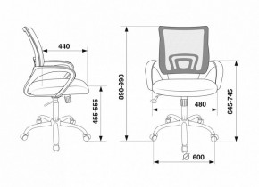 Кресло компьютерное CH-695N/SL/BLACK в Междуреченском - mezhdurechenskij.germes-mebel.ru | фото