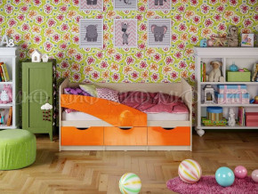 Кровать Бабочки (Оранжевый металлик) 1800 в Междуреченском - mezhdurechenskij.germes-mebel.ru | фото
