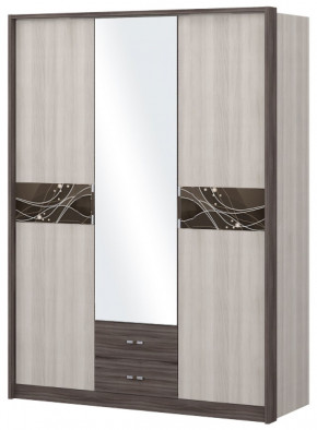 Шкаф 3-х дверный с зеркалом Шк68.2 МС Николь в Междуреченском - mezhdurechenskij.germes-mebel.ru | фото